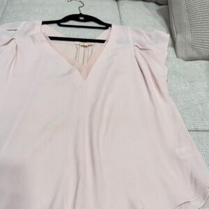 Rebecca Taylor Soft Pink Blouse